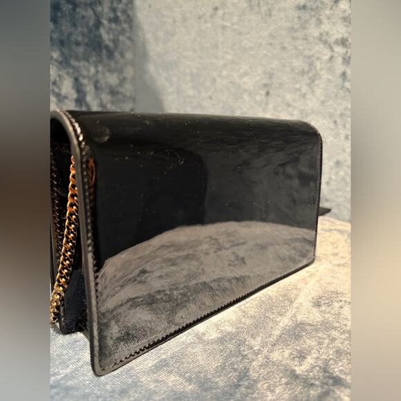 Versace Black and Gold Medusa Patent Leather Bag NWT - Picture 6 of 10